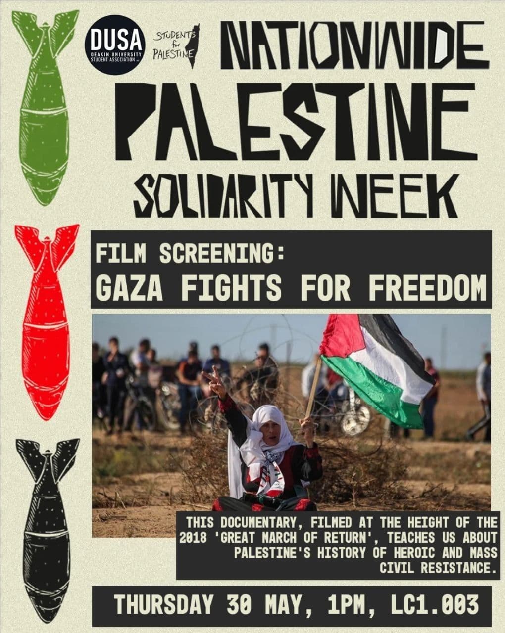 NATIONWIDE PALESTINE SOLIDARITY WEEK