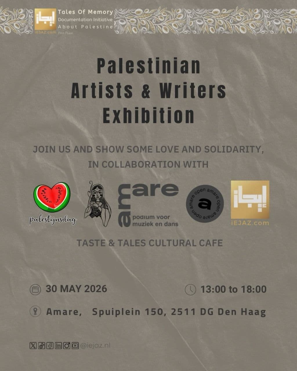 Palestinian Artists & Writers Exhibition