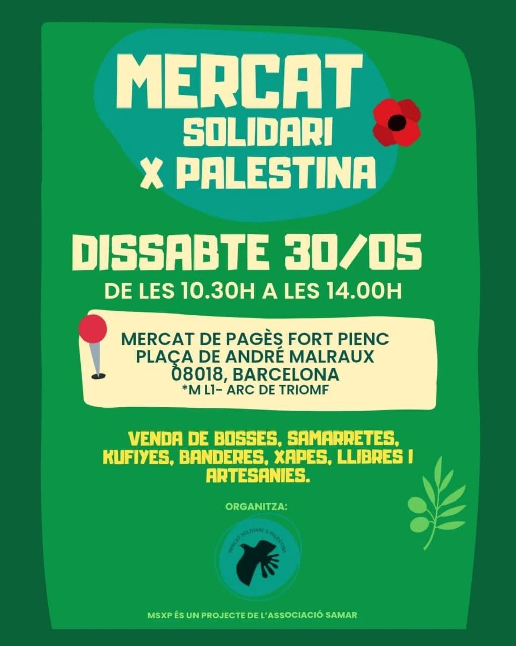 MERCAT SOLIDARI X PALESTINA