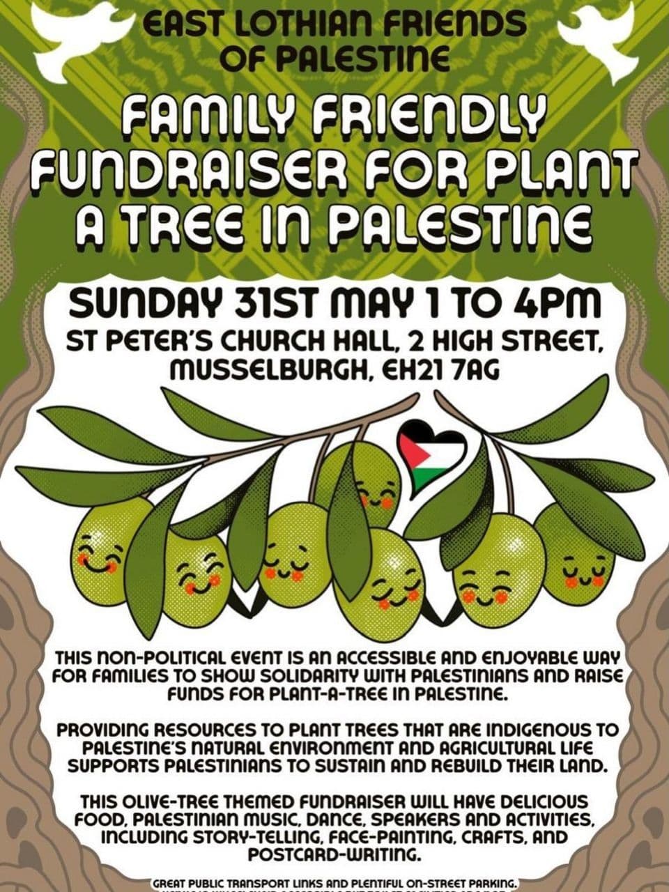 FAMILY FRIENDLY FUNDRAISER FOR PLANT A TREE In PALESTINE