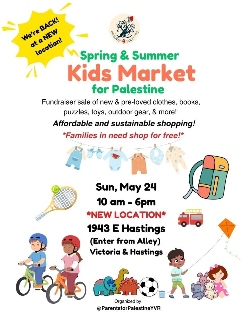 Spring & Summer Kids Market for Palestine