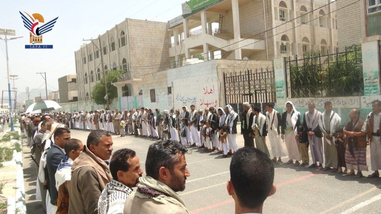 غضباً للقرآن والمقدسات ونصرةً لغزة وفلسطين / حرض