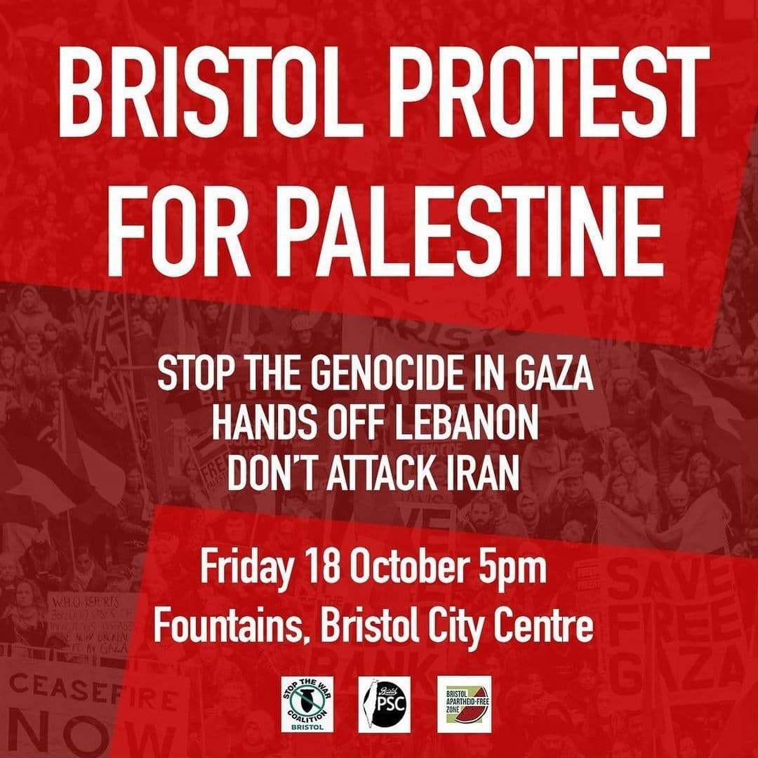 BRISTOL PROTEST FOR PALESTINE