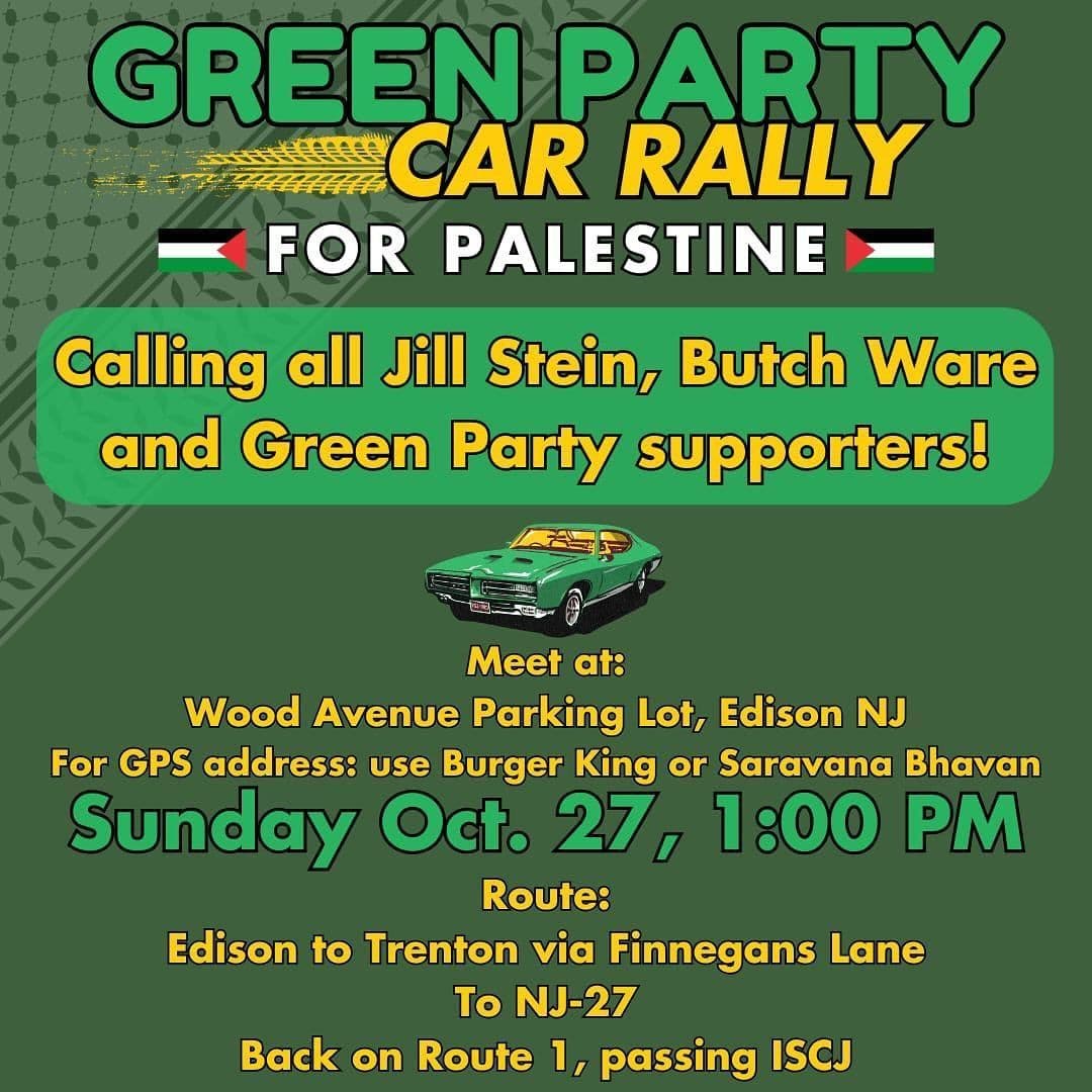 GREEN PARTY CAR RALLY