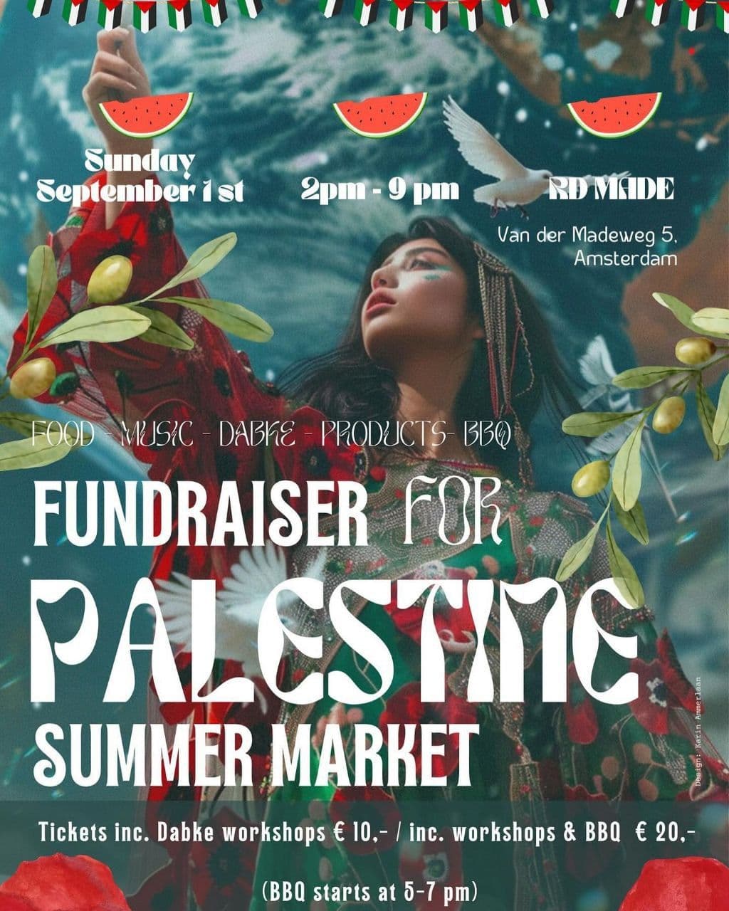 FUNDRAISER FOR PALESTINE - SUMMER MARKET