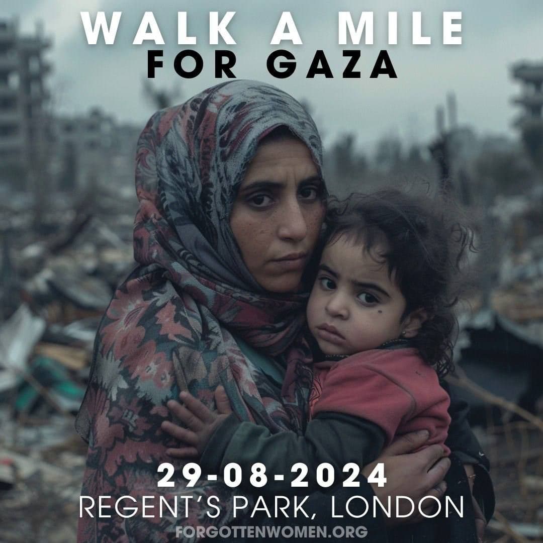 WALK A MILE FOR GAZA