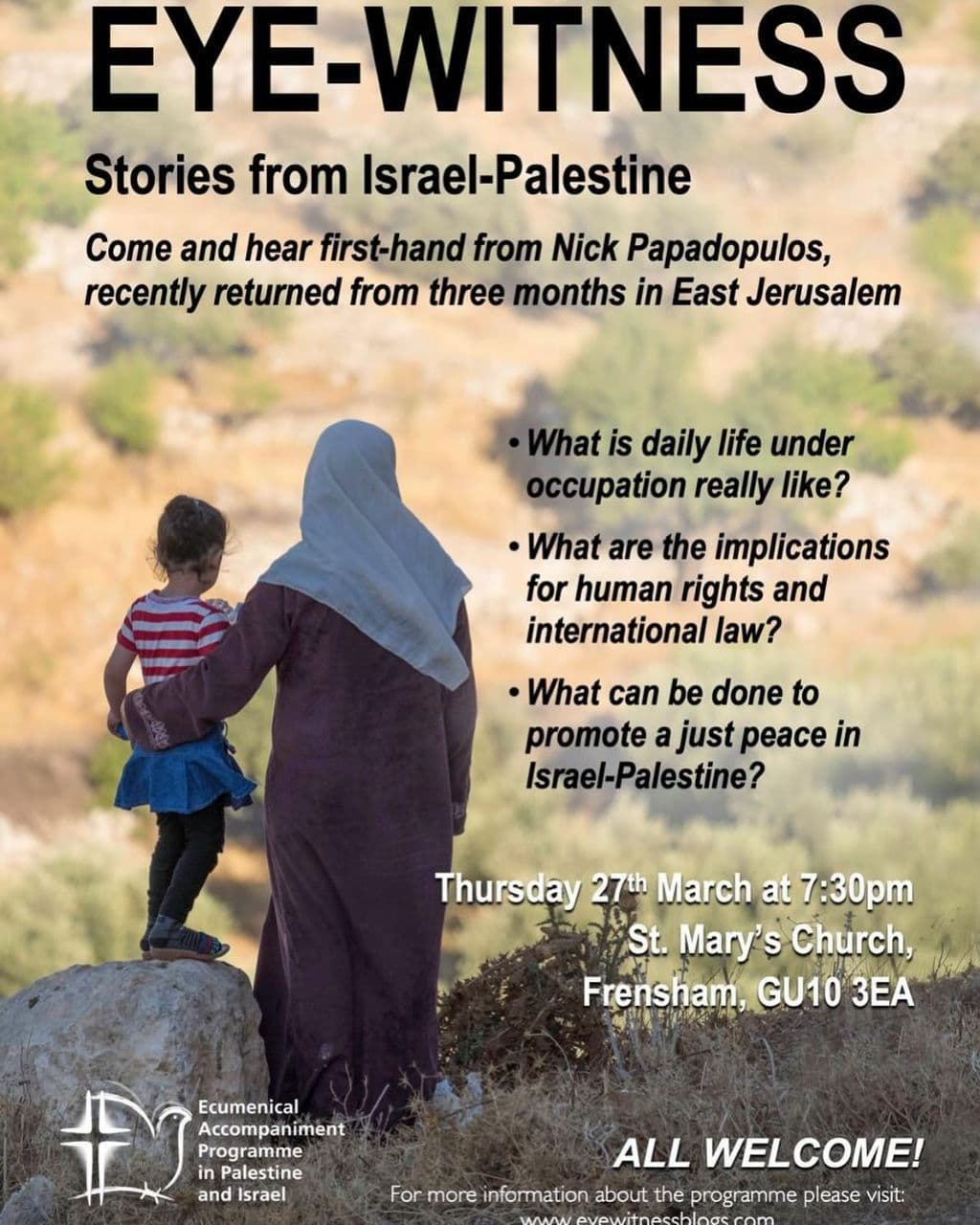 EYE-WITNESS (Stories from Israel-Palestine)