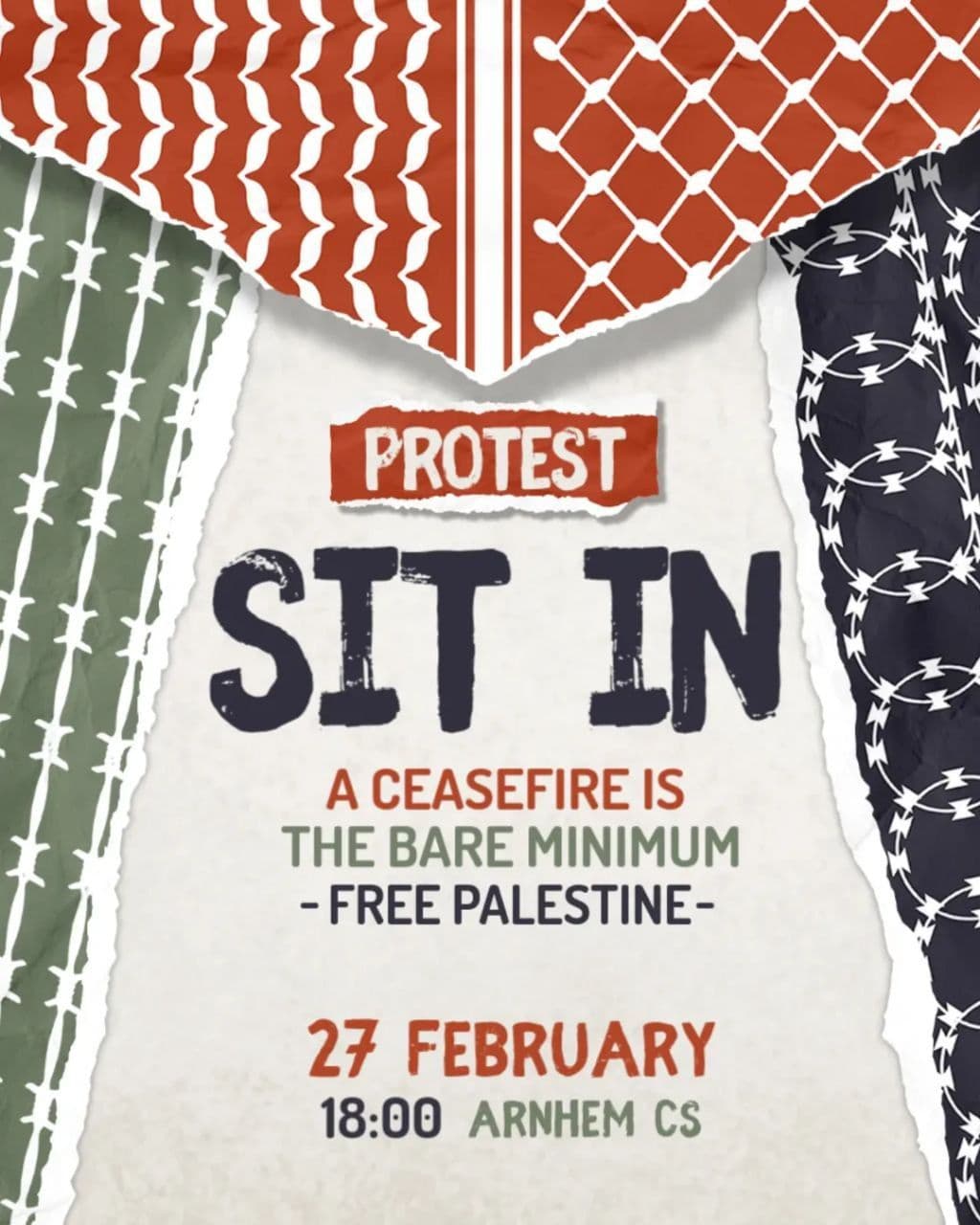 PROTEST SIT IN