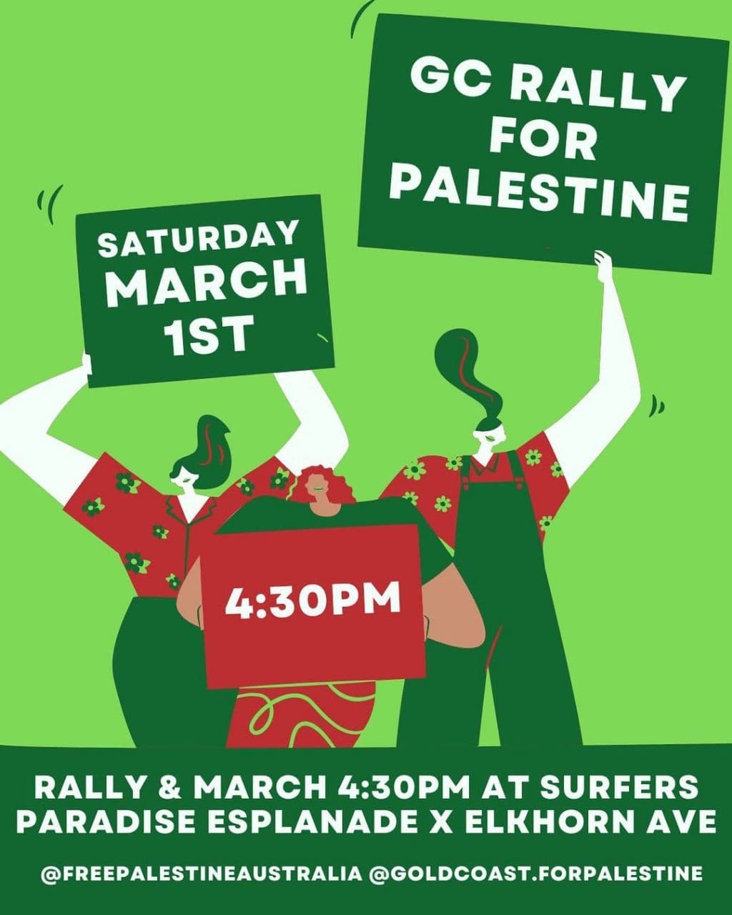 GC RALLY FOR PALESTINE
