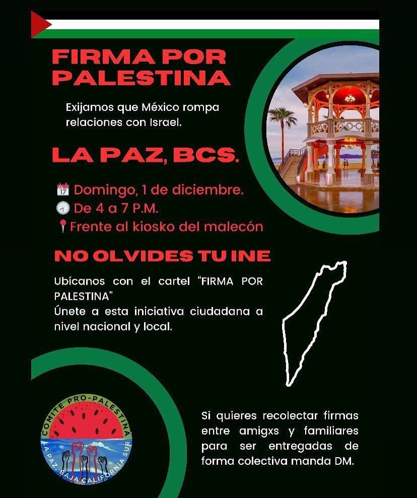 FIRMA POR PALESTINA