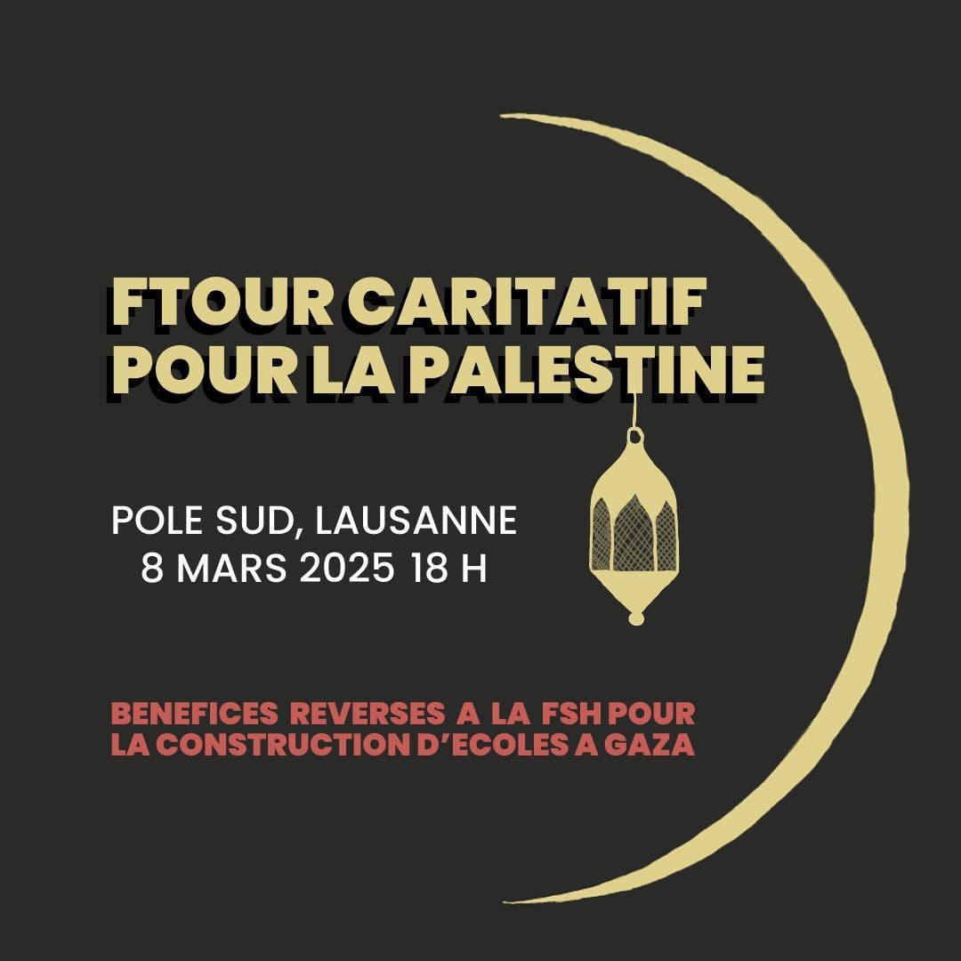 FTOUR CARITATIF POUR LA PALESTINE