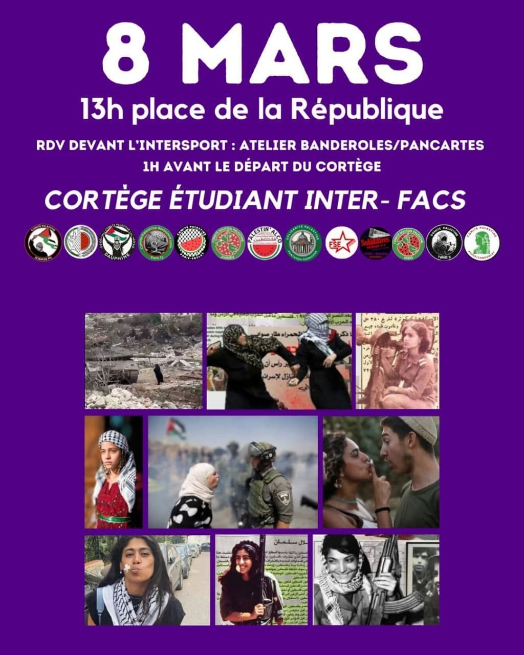 CORTÈGE ÉTUDIANT INTER- FACS