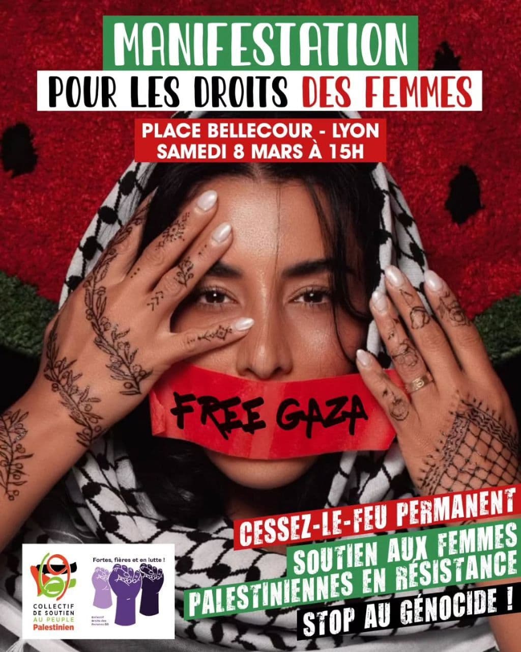 MANIFESTATION POUR LES DROITS DES FEMMES