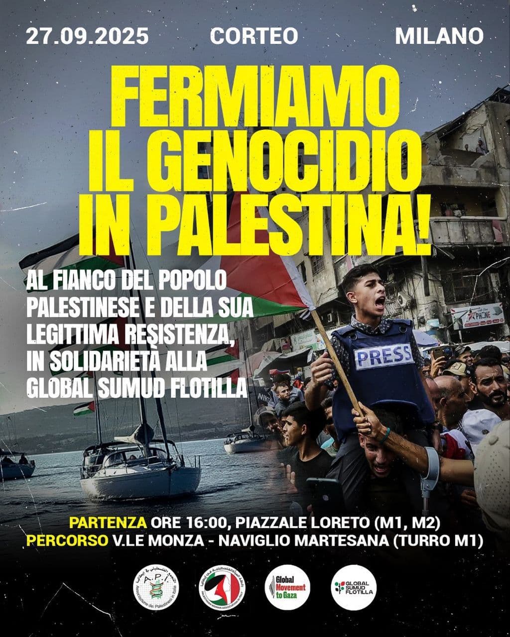 FERMIAMO IL GENOCIDIO IN PALESTINAI