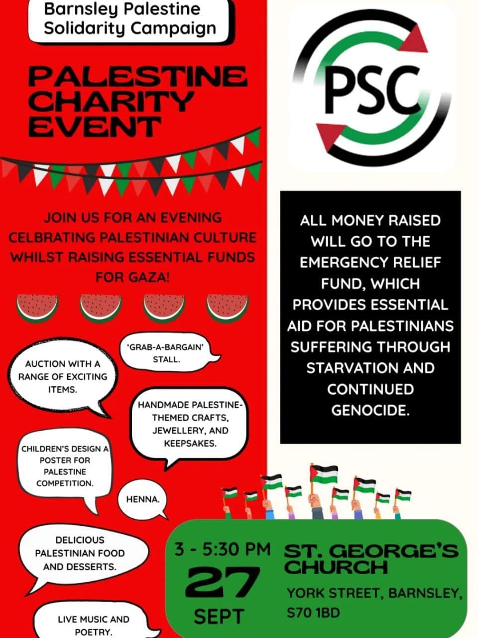 PALESTINE CHARITY EVENT