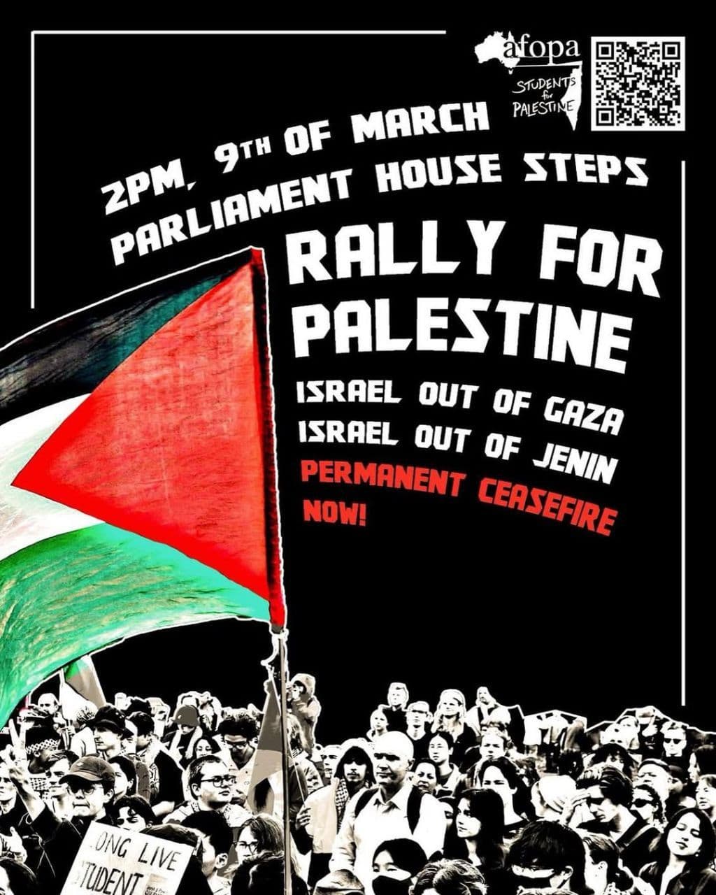 RALLY FOR PALESTINE