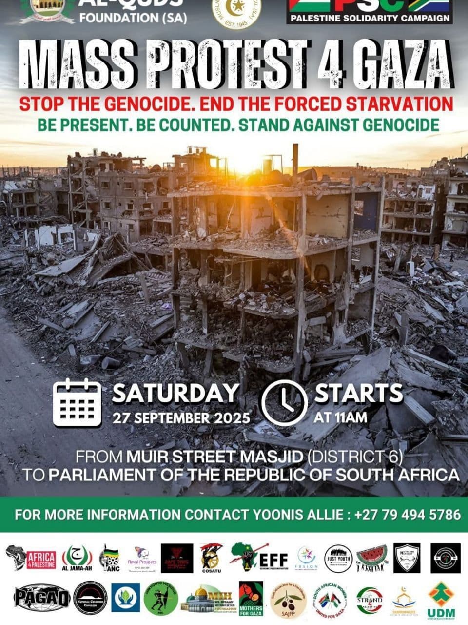 MASS PROTEST 4 GAZA