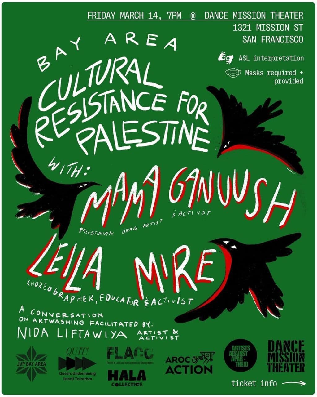 Bay Area Cultural Resistance for Palestine!