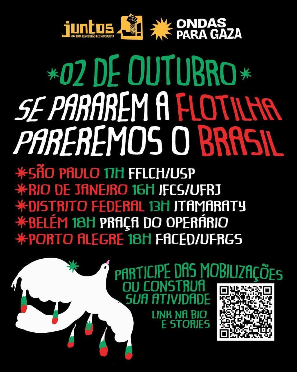 SE PARAREM A FLOTILHA PAREREMOS O BRASIL / Rio de Janeiro