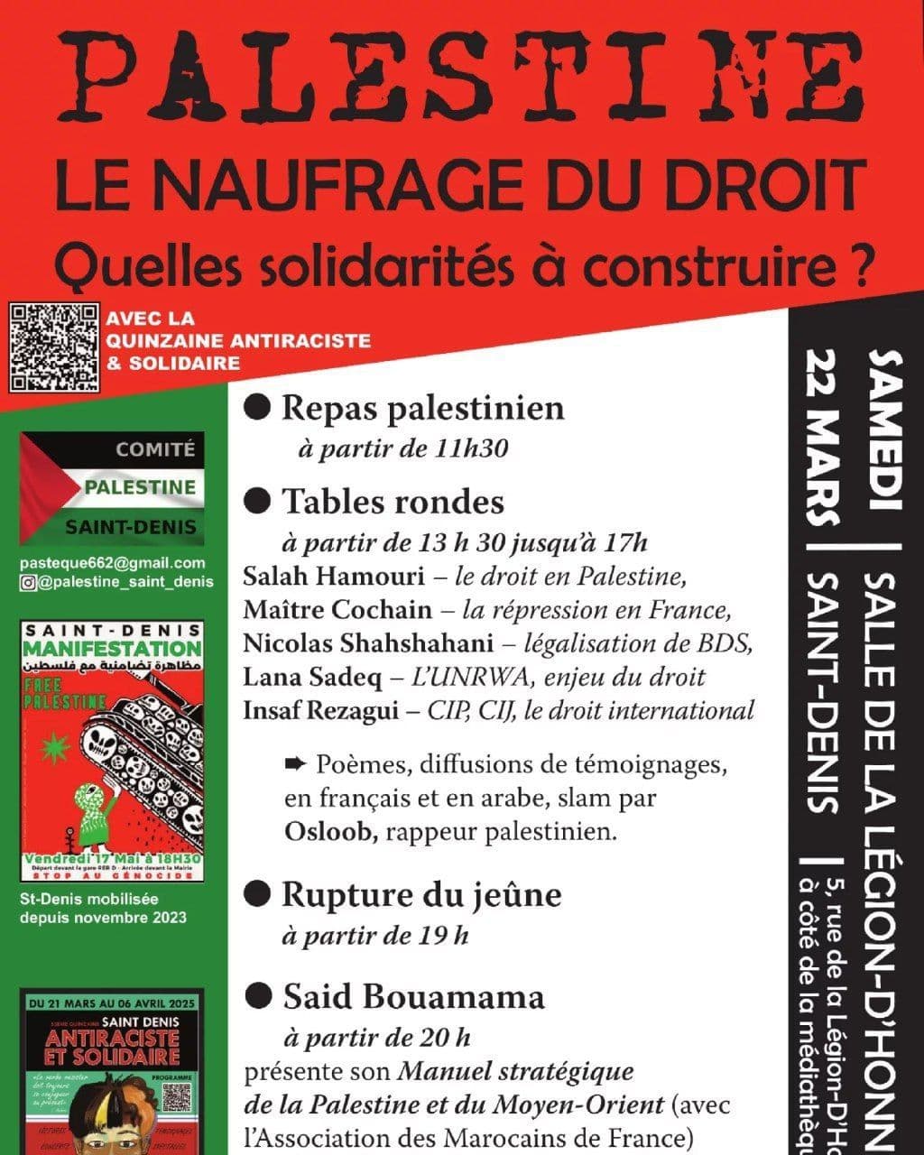 PALESTINE LE NAUFRAGE DU DROIT