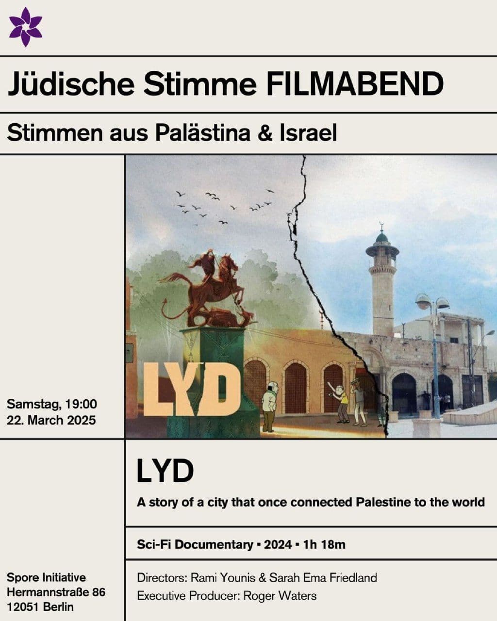 Jüdische Stimme FILMABEND