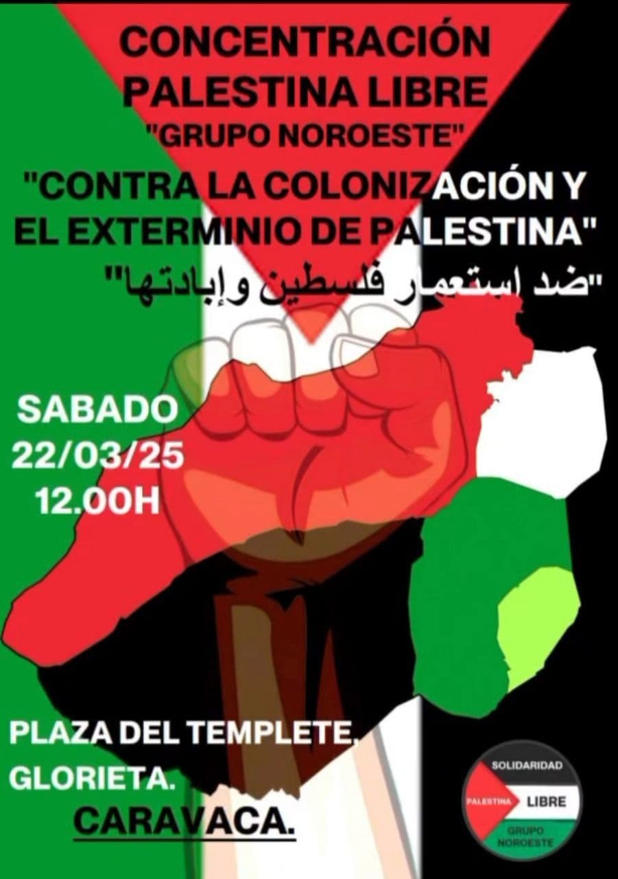 CONCENTRACIÓN PALESTINA LIBRE "GRUPO NOROESTE"