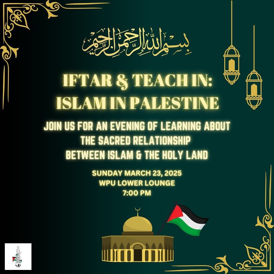 IFTAR & TEACH IN: ISLAM IN PALESTINE