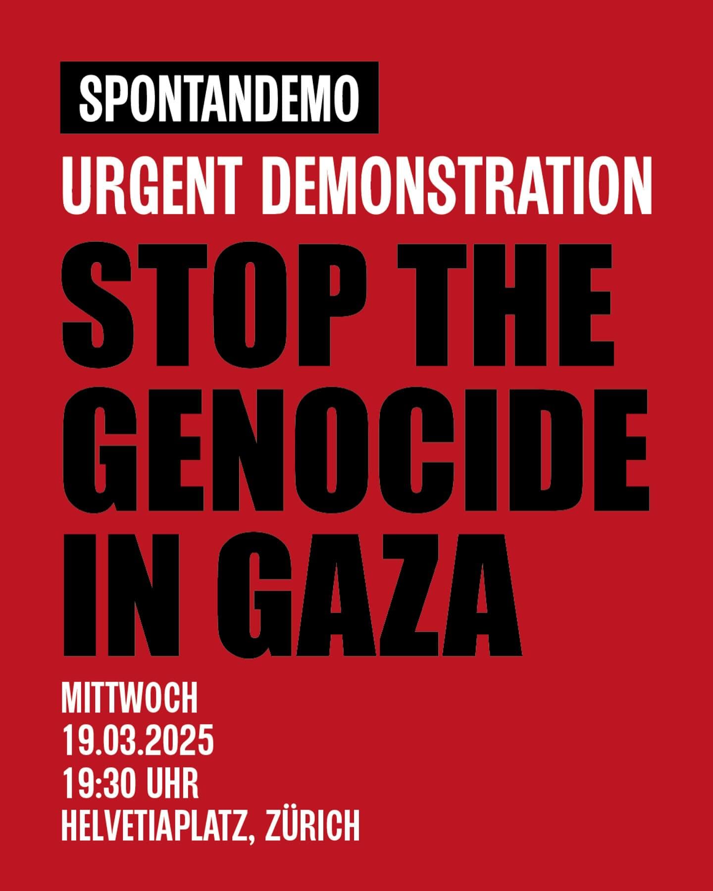 STOP THE GENOCIDE IN GAZA