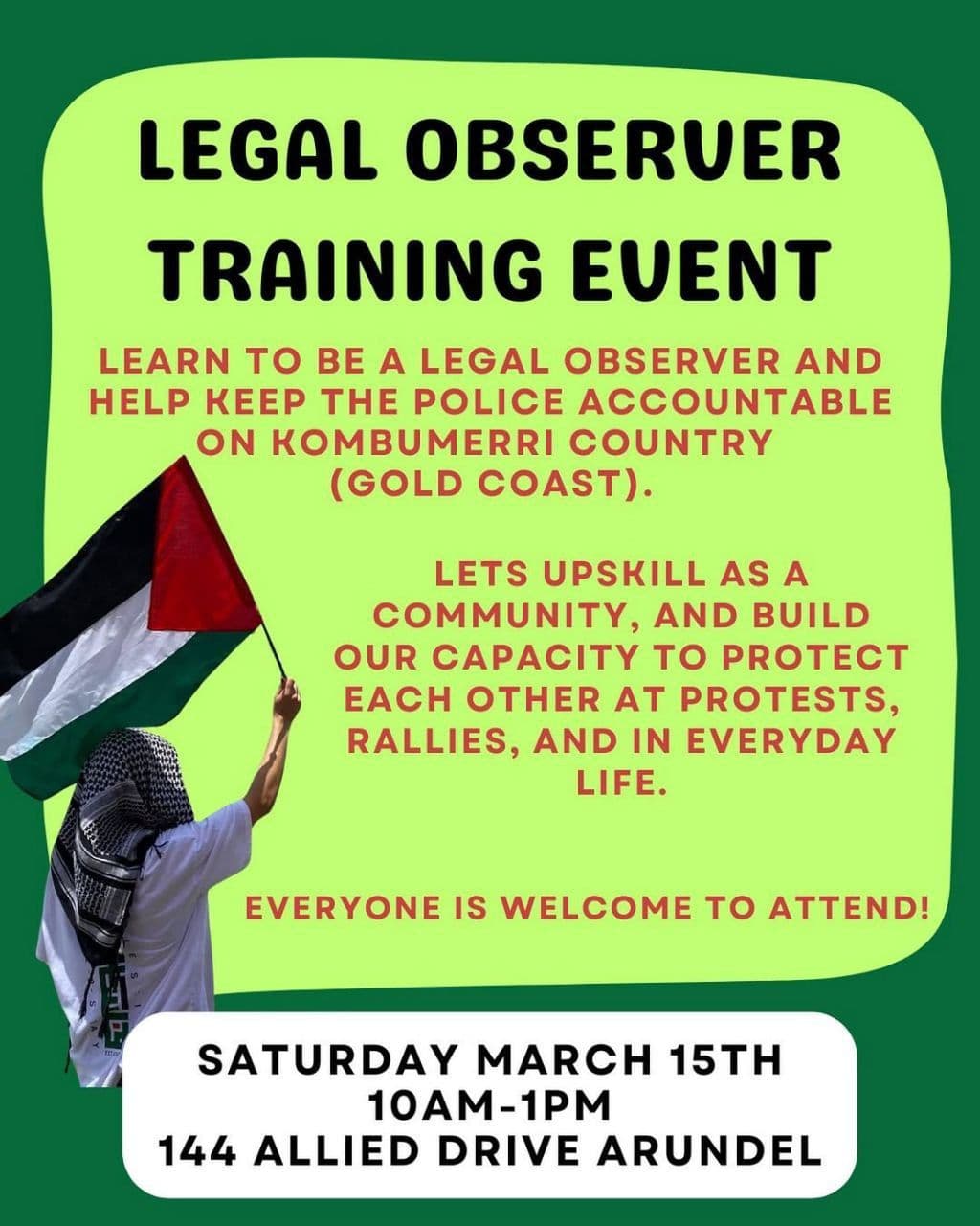 LEGAL OBSERVER TRAINING EVENT