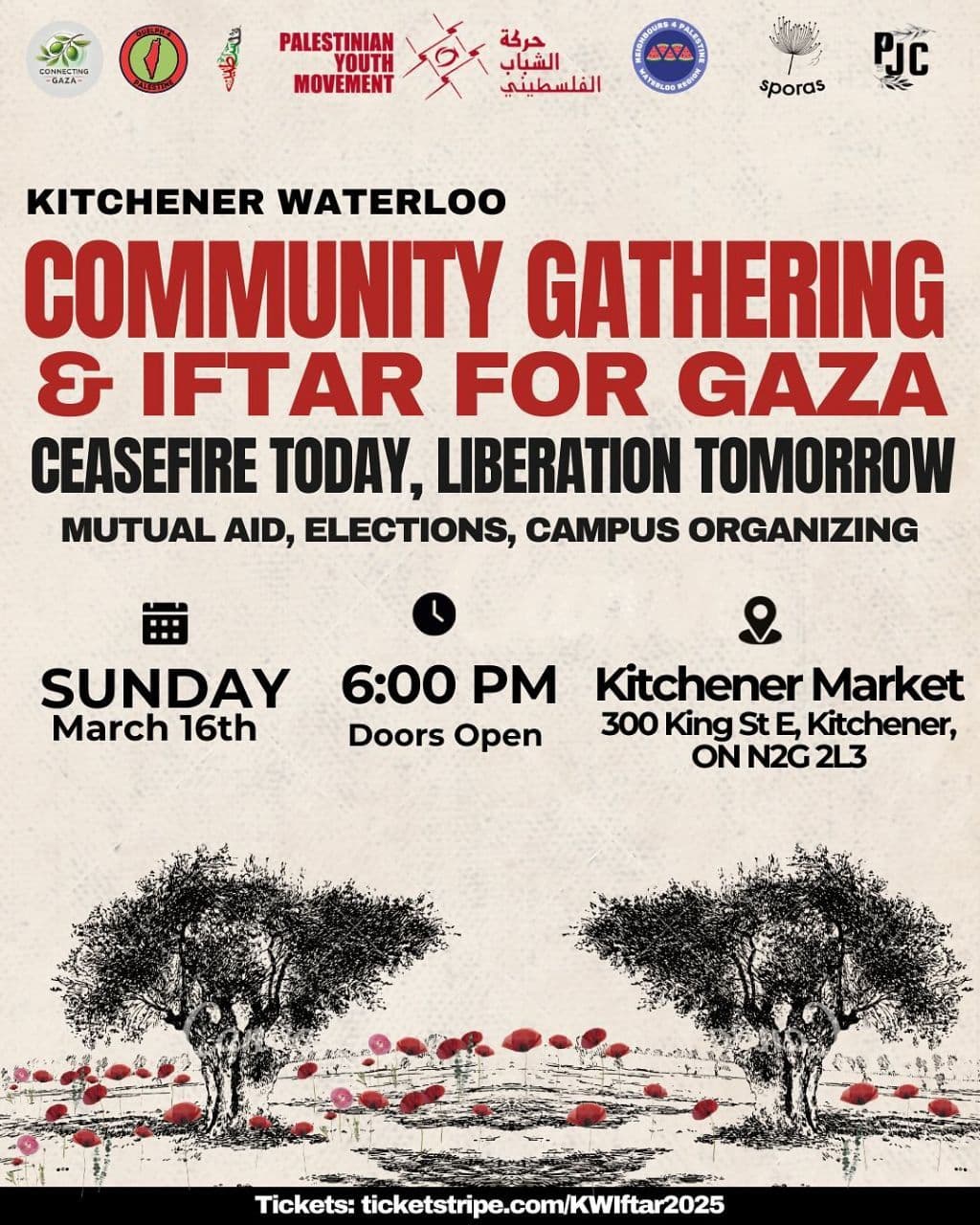 COMMUNITY GATHERING & IFTAR FOR GAZA