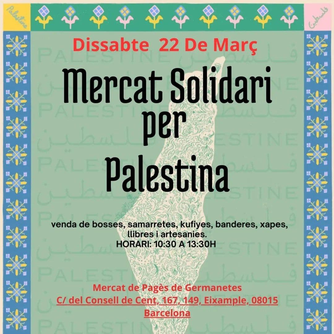 Mercat Solidari per Palestina
