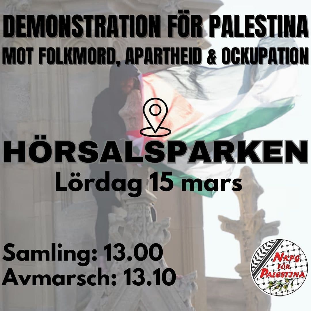 DEMONSTRATION FOR PALESTINA