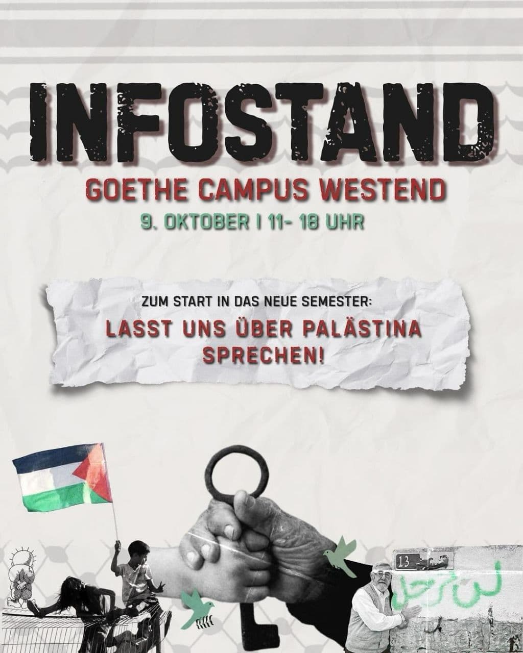 LASST UNS ÜBER PALASTINA SPRECHEN!