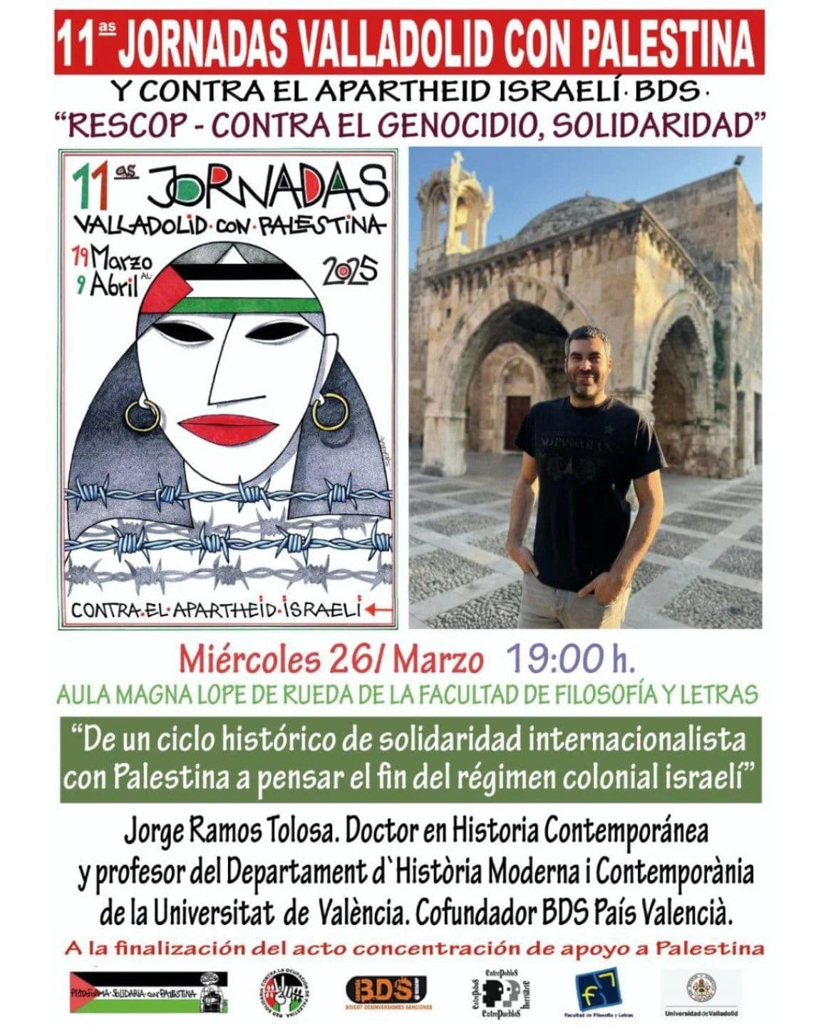 JORNADAS VALLADOLID CON PALESTINA