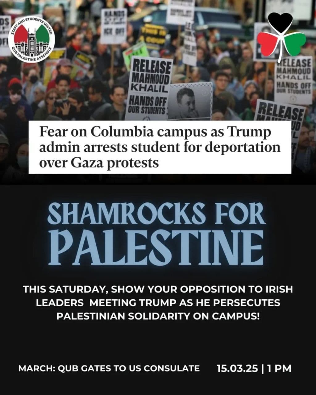 SHAMROCKS FOR PALESTINE