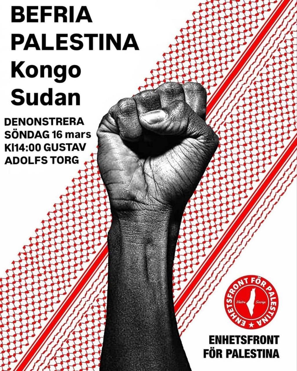BEFRIA PALESTINA Kongo Sudan