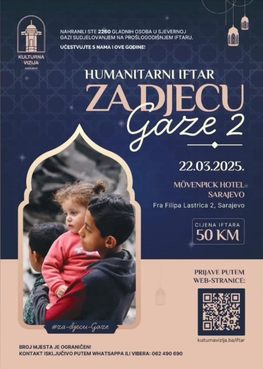 humanitarni iftar ZA DJECU GAZE 2