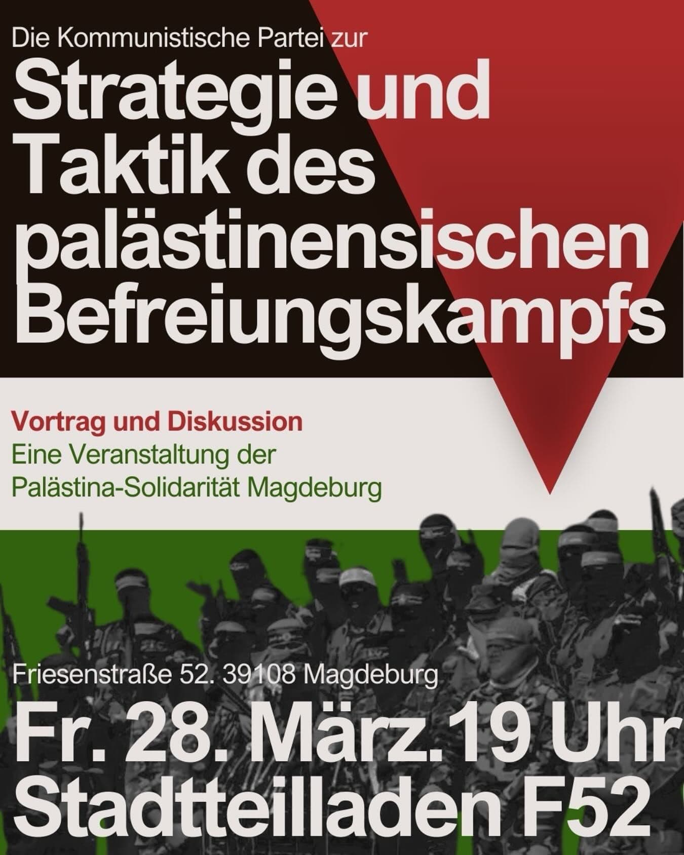 Strategie und Taktik des palastinensischen Befreiungskampfs