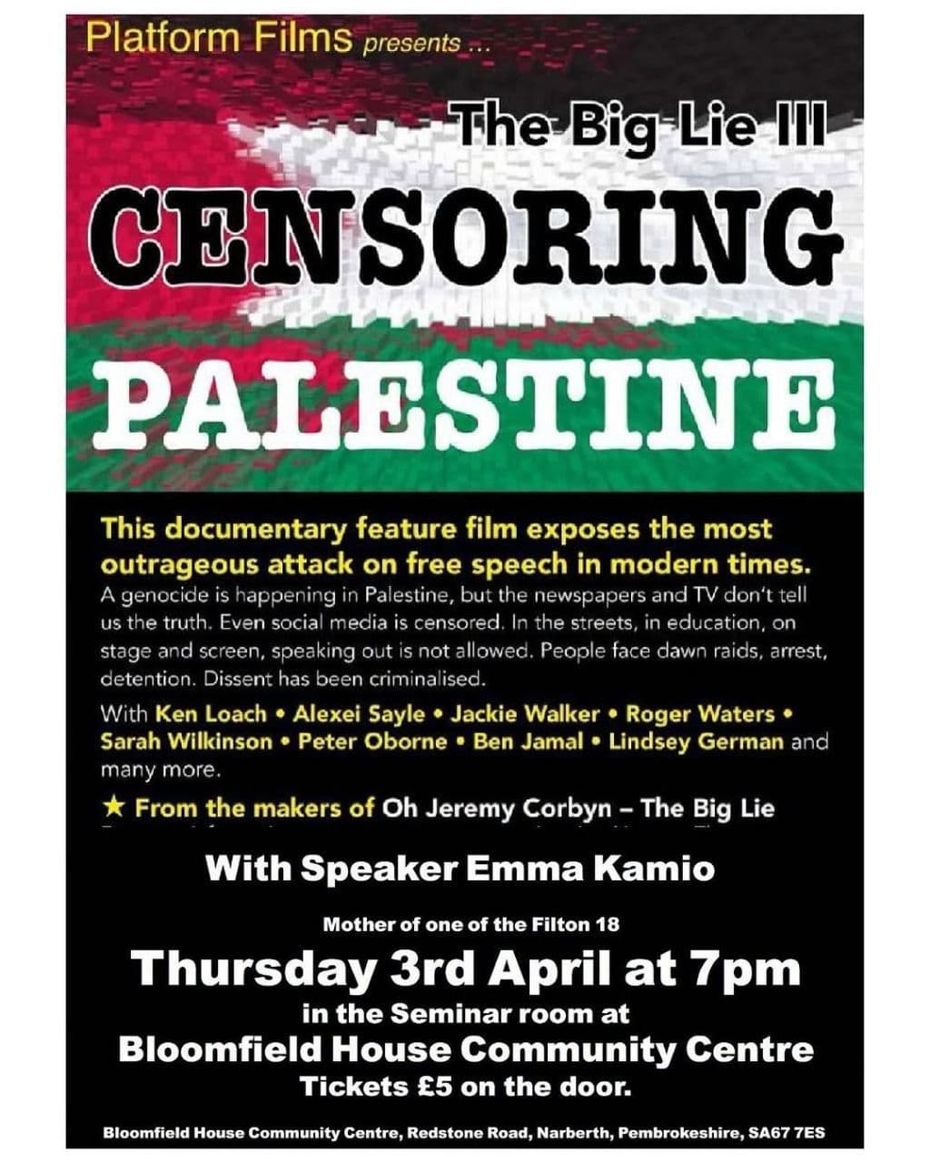 The Big Lie III CENSORING PALESTINE