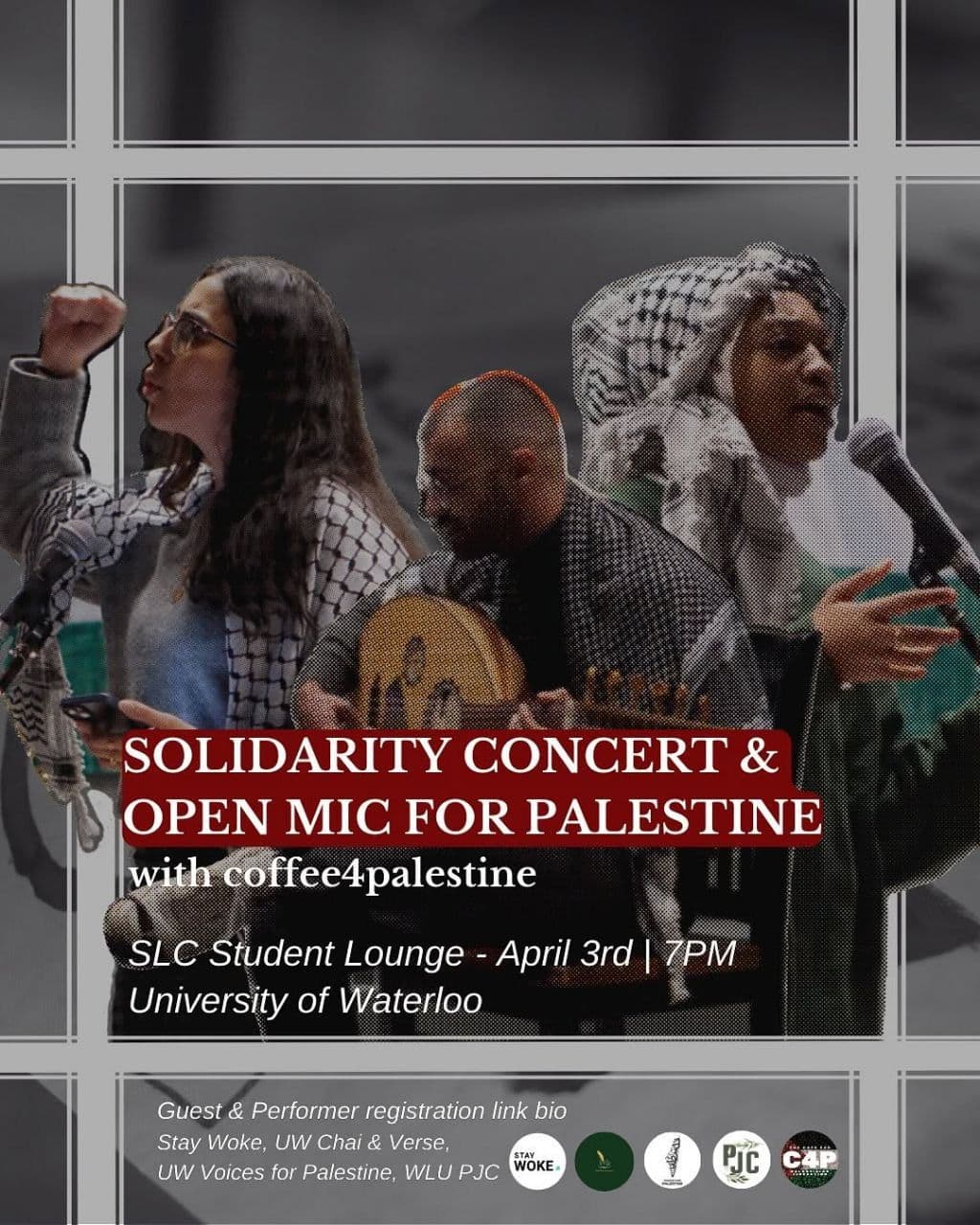 SOLIDARITY CONCERT & OPEN MIC FOR PALESTINE
