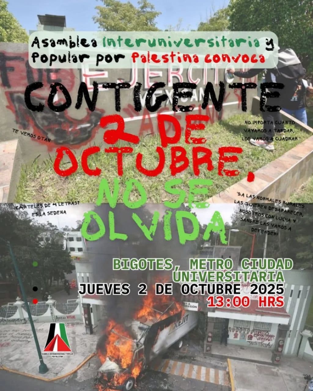 Asamblea interuniversitaria y Popular por Palestina convoca