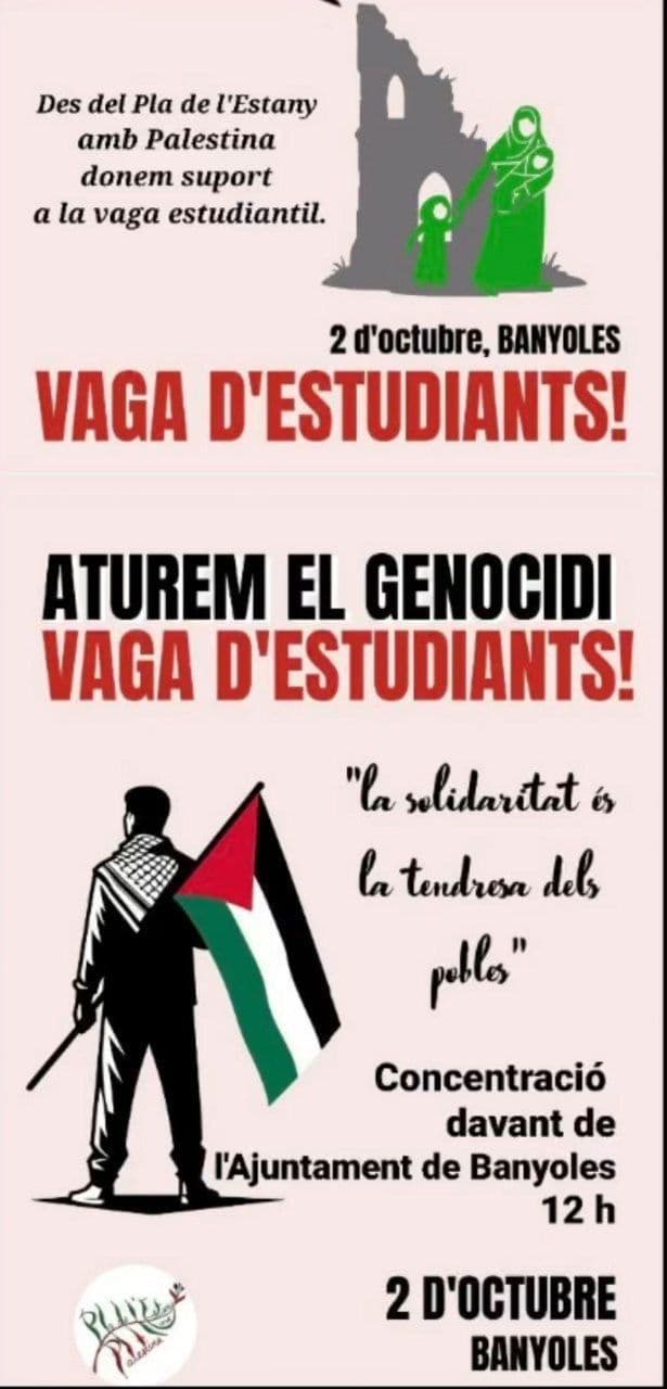ATUREM EL GENOCIDI VAGA D'ESTUDIANTS!