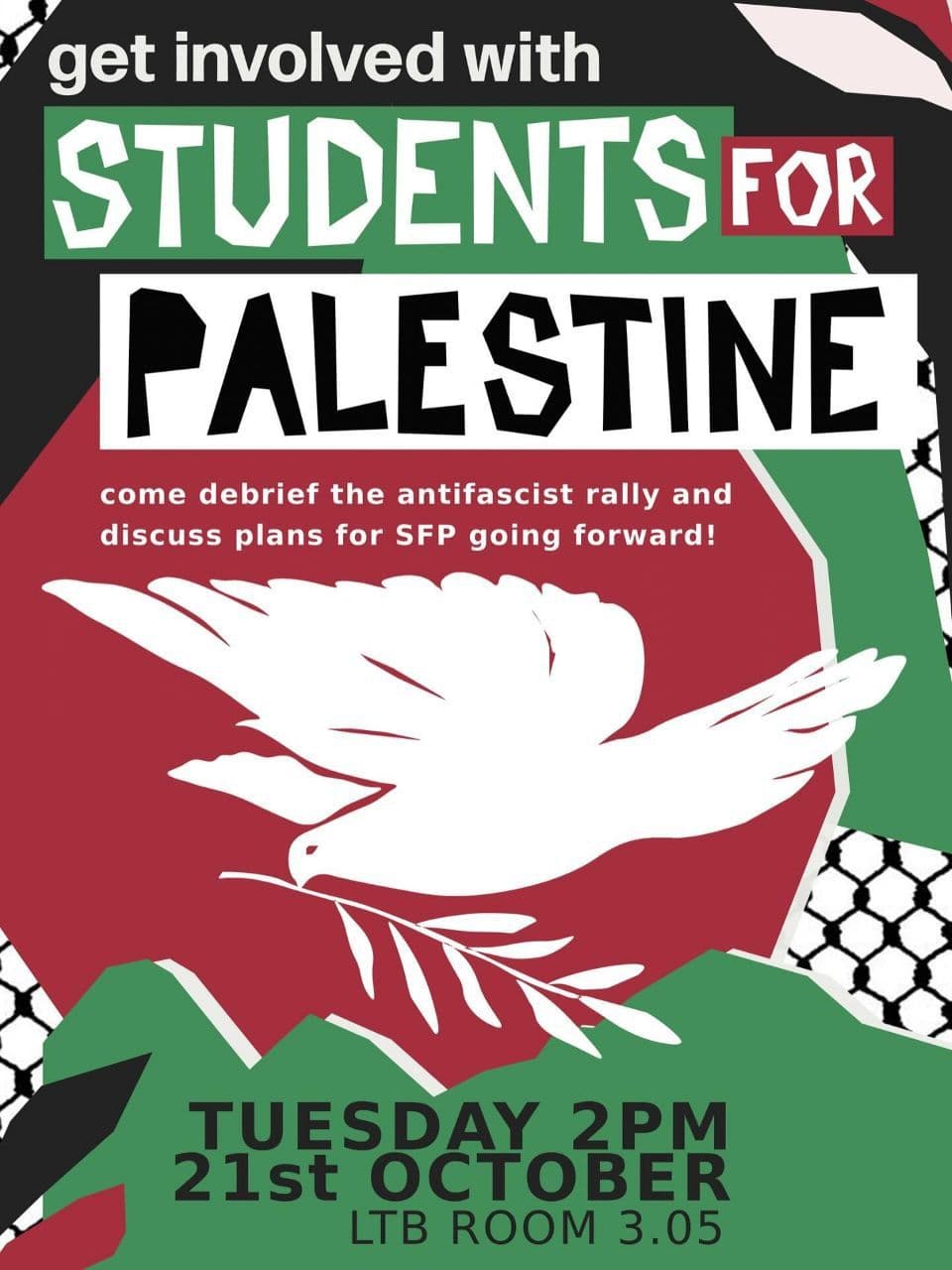 get involved with STUDENTS FOR PALESTINE