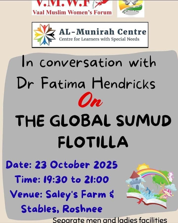 In conversation with Dr Fatima Hendricks On THE GLOBAL SUMUD FLOTILLA