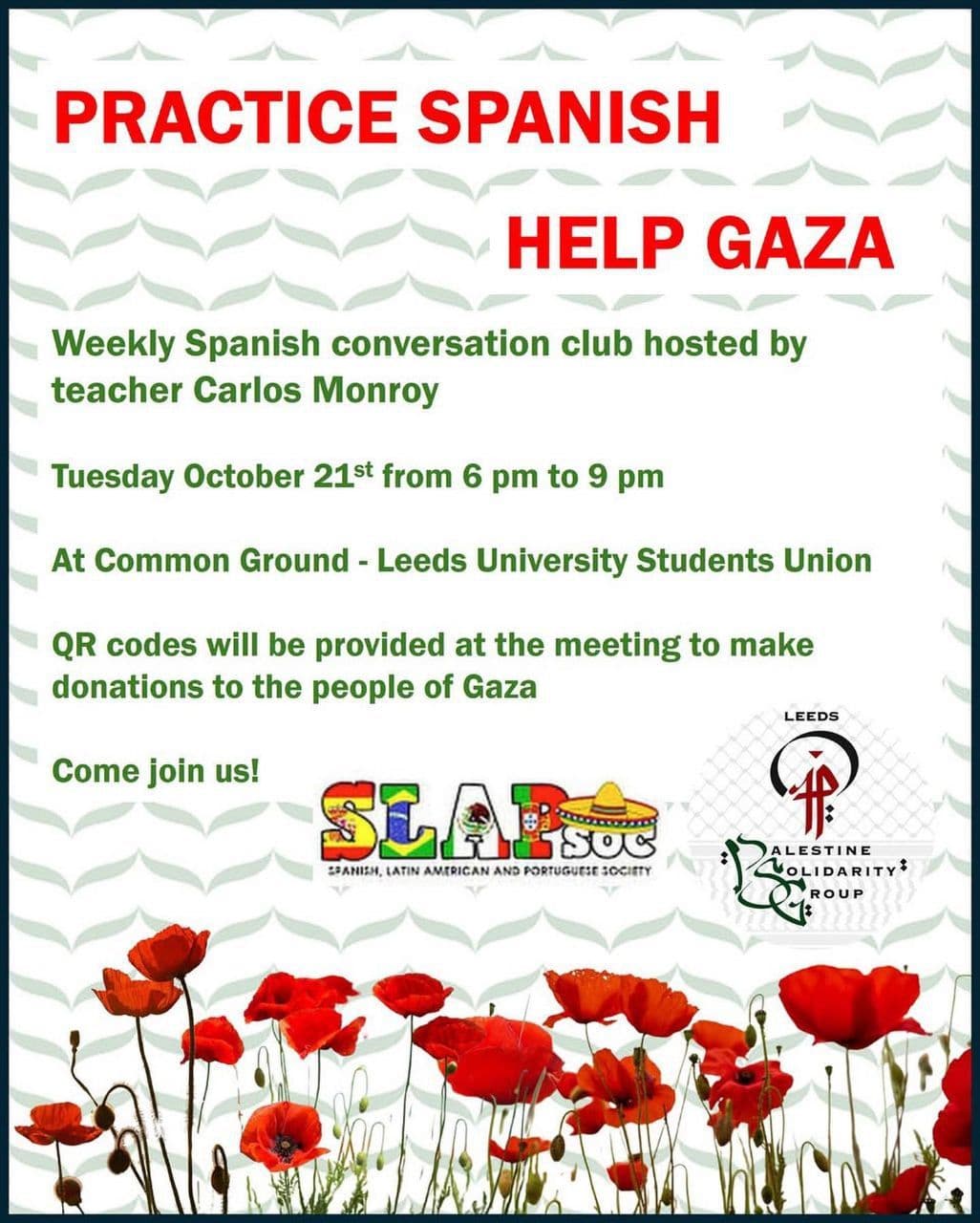PRACTICE SPANISH HELP GAZA