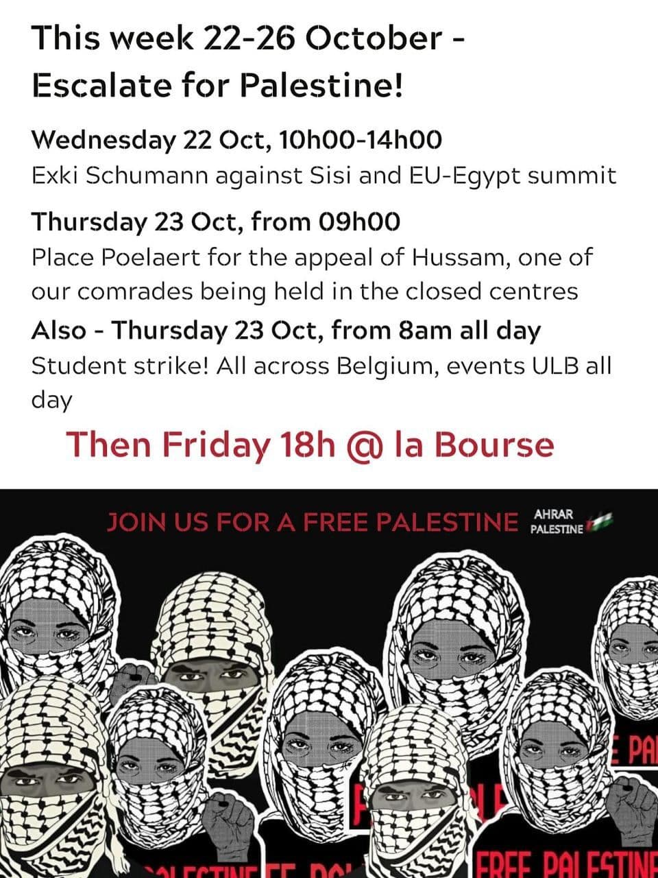 Escalate for Palestine!