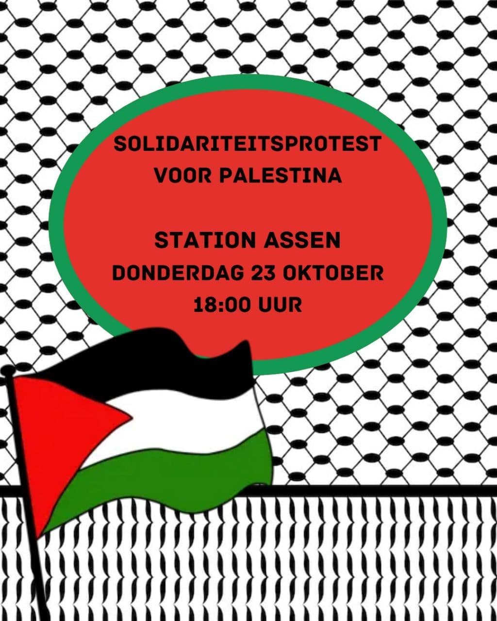 SOLIDARITEITSPROTEST VOOR PALESTINA