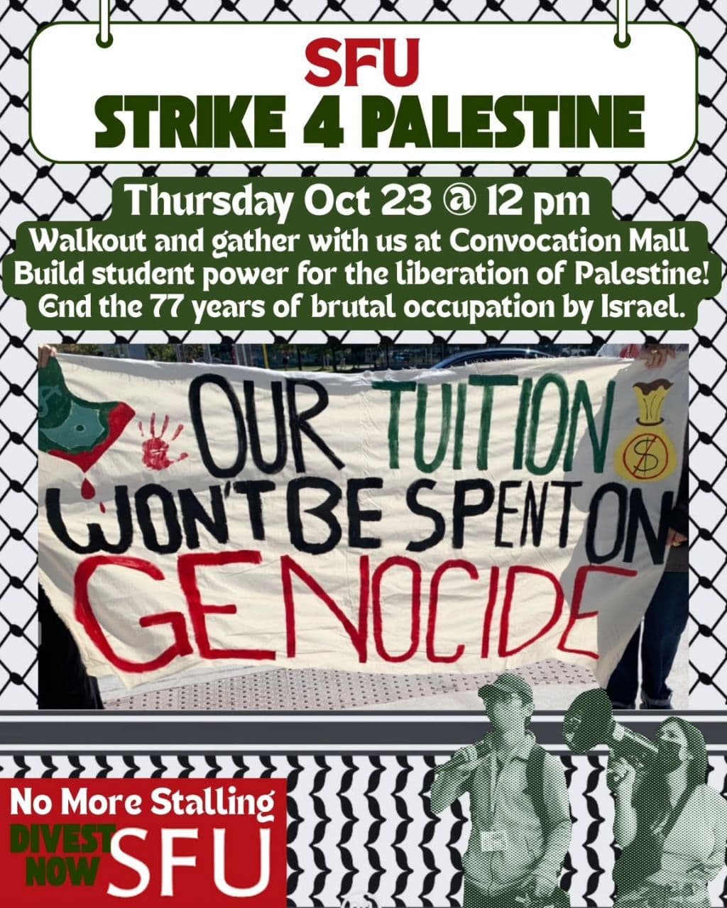 SFU STRIKE 4 PALESTINE