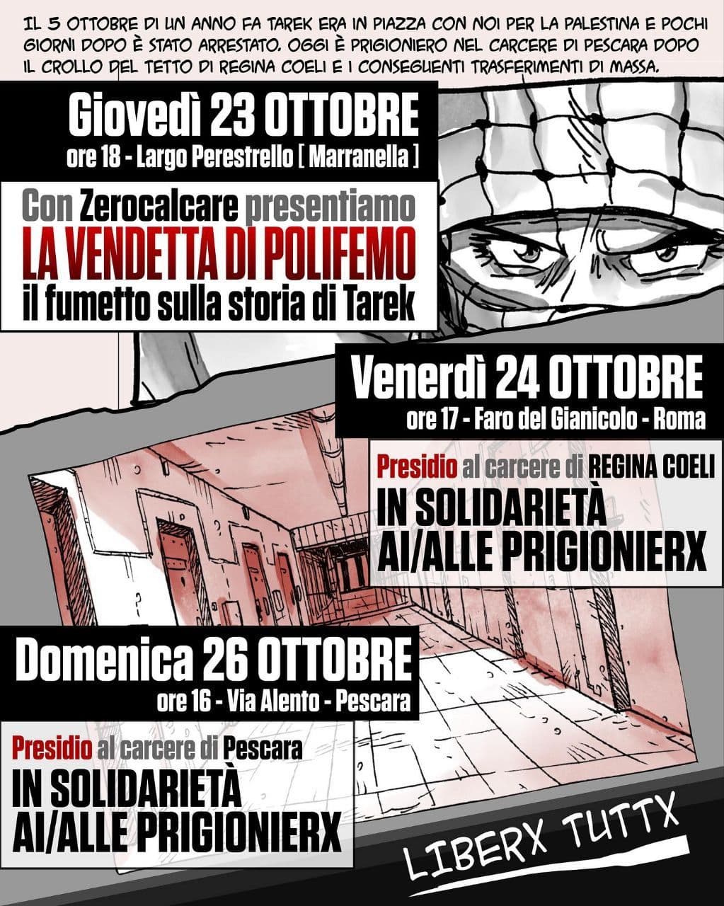 IN SOLIDARIETA AI/ALLE PRIGIONIERX / Pescara