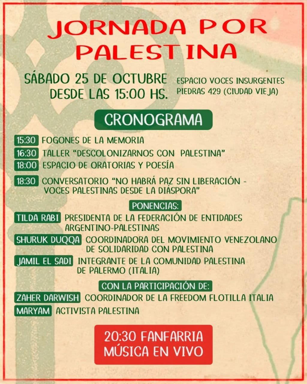 JORNADA POR PALESTINA